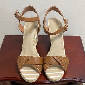 Sperry Women's Brown Woven Wedges